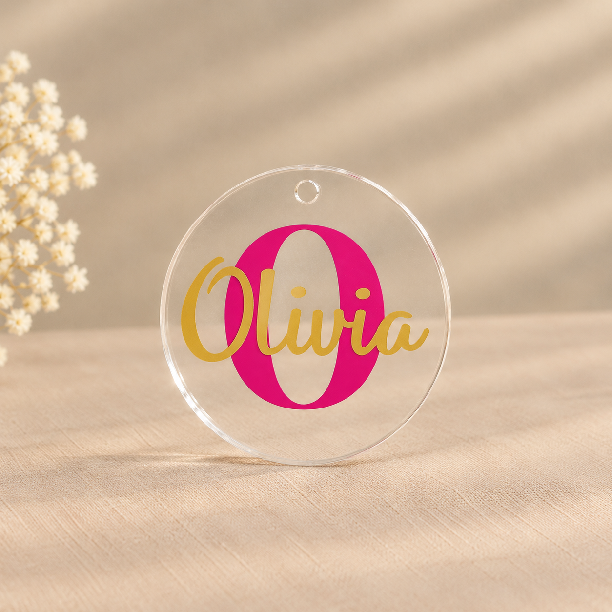 Acrylaten hanger met Olivia-ontwerp