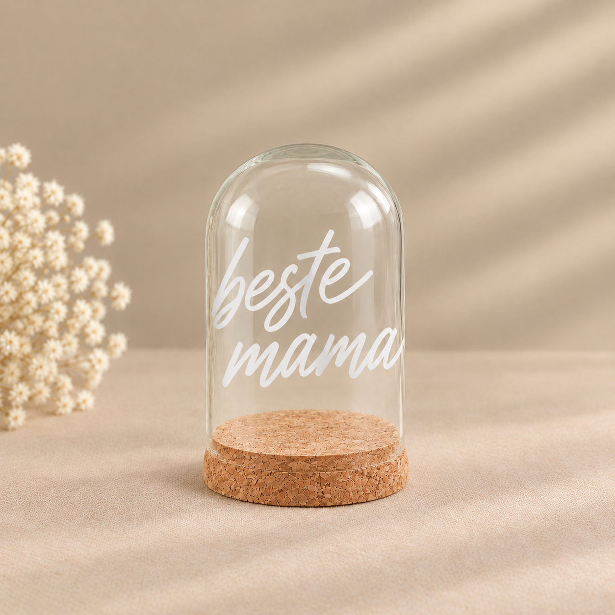 Beste mama onder een glazen stolp