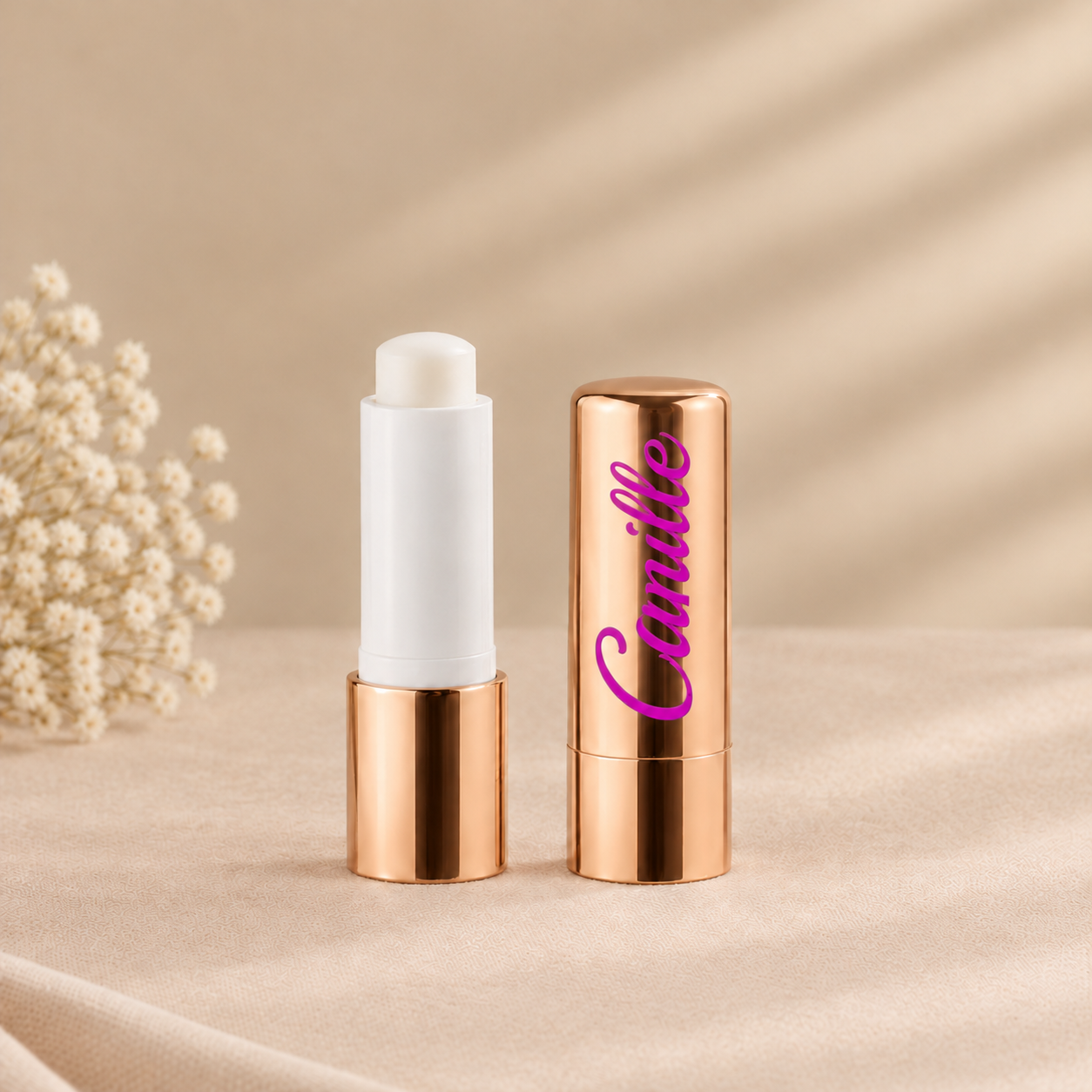 Camille-lippenbalsem in roségoud